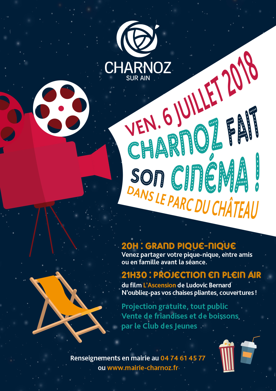 AFFICHE CINE PLEIN AIR 2018