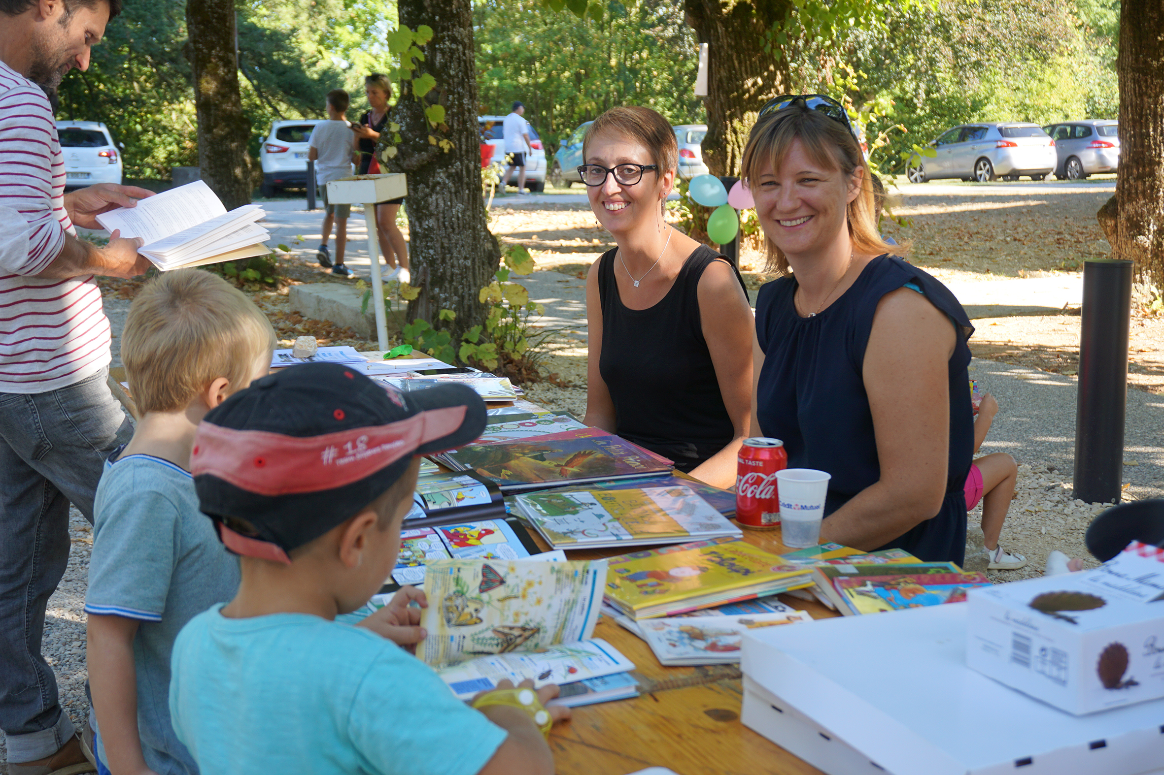 Le stand Bibliothèque