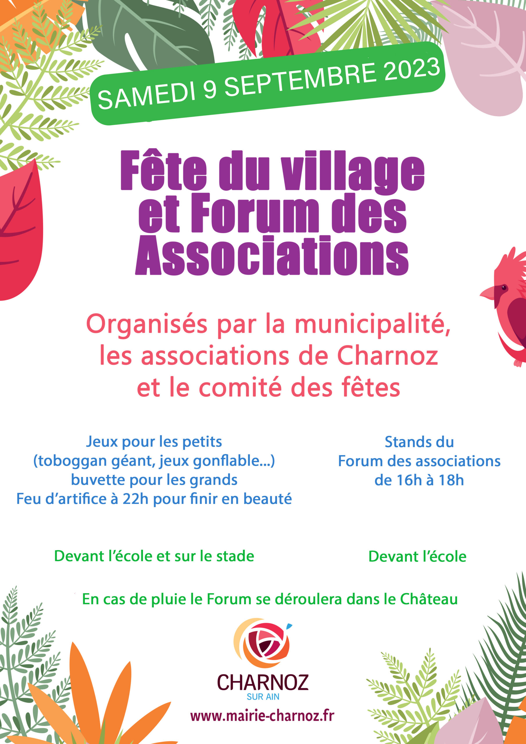 Fête du Village et Forum des associations 09 septembre 2023
